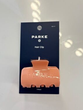 NWT PARKE x Target Peach Orange Claw Clip